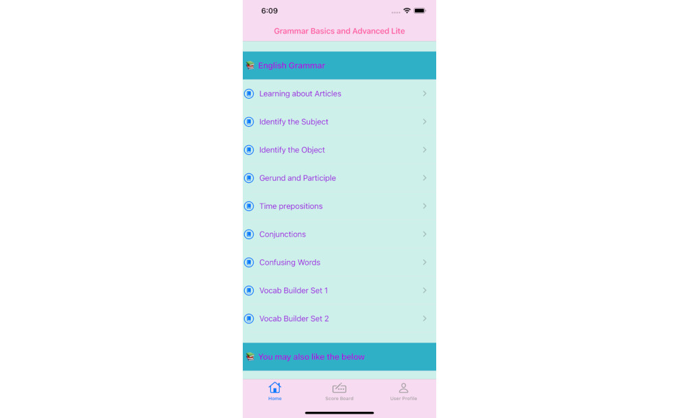 English Grammar Basics Lite iPhone educational apps