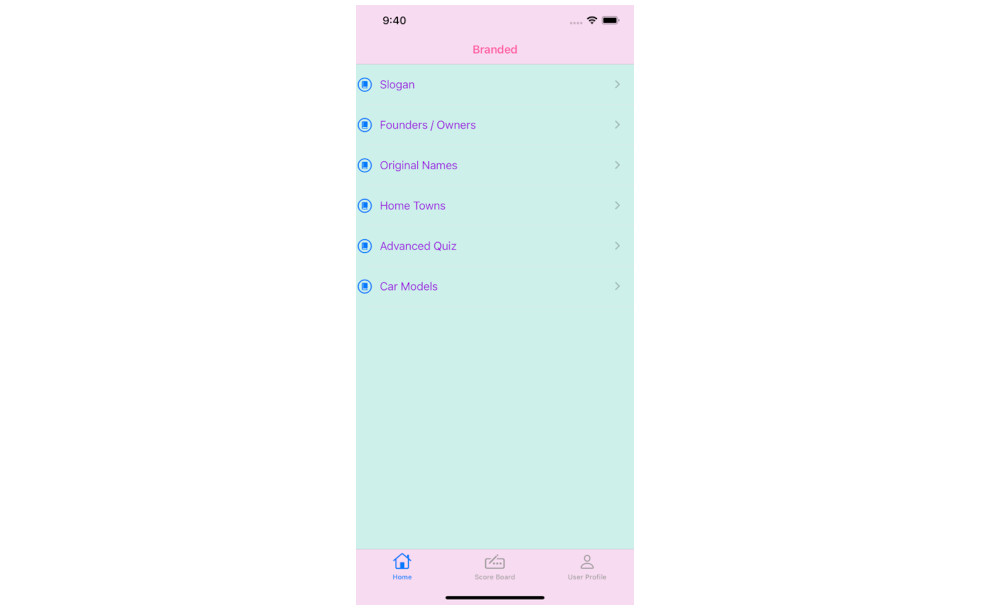 Branded iPhone entertainment apps