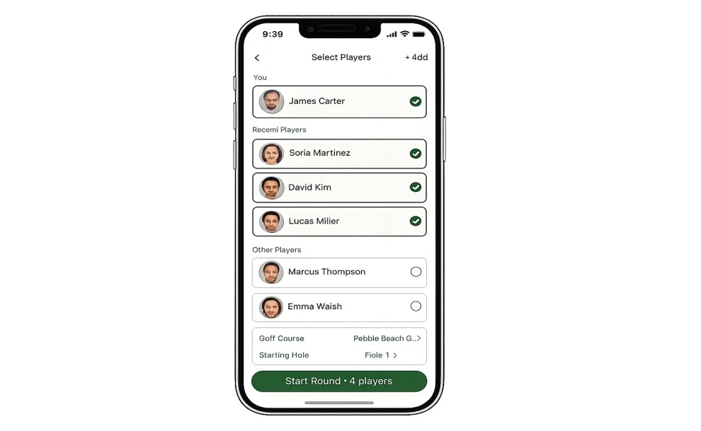 Golf Mate Round Tracker -  iPhone educational apps